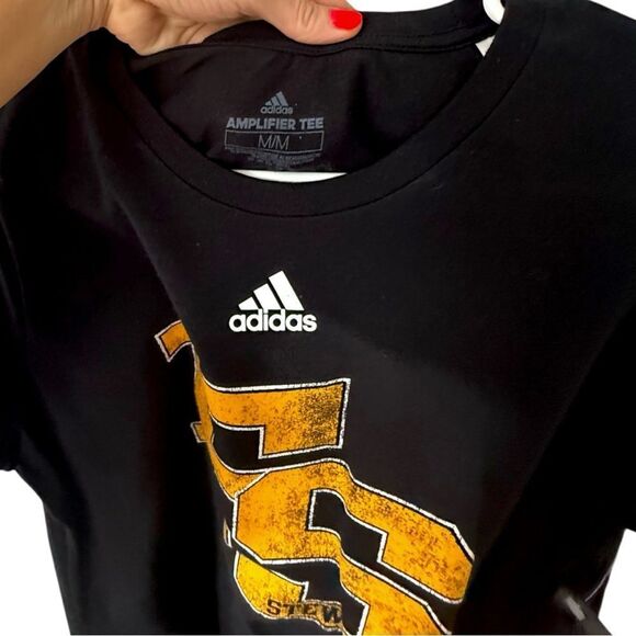 Adidas Women’s Black Fort Stewart Military Base Amplifier Tee Shirt - Picture 3 of 5